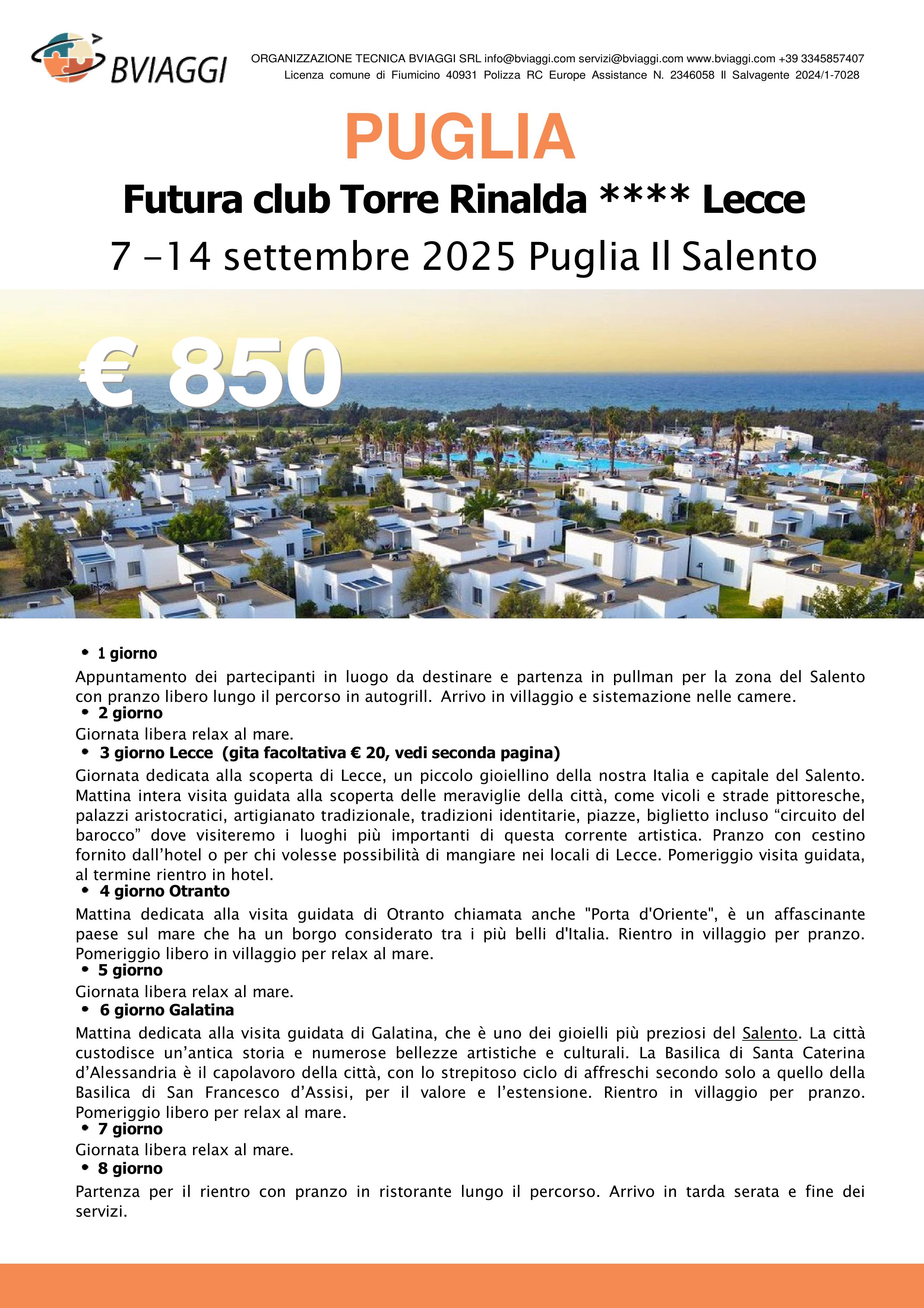 Salento vol.  7 14 . 9 .2025 immagini 0
