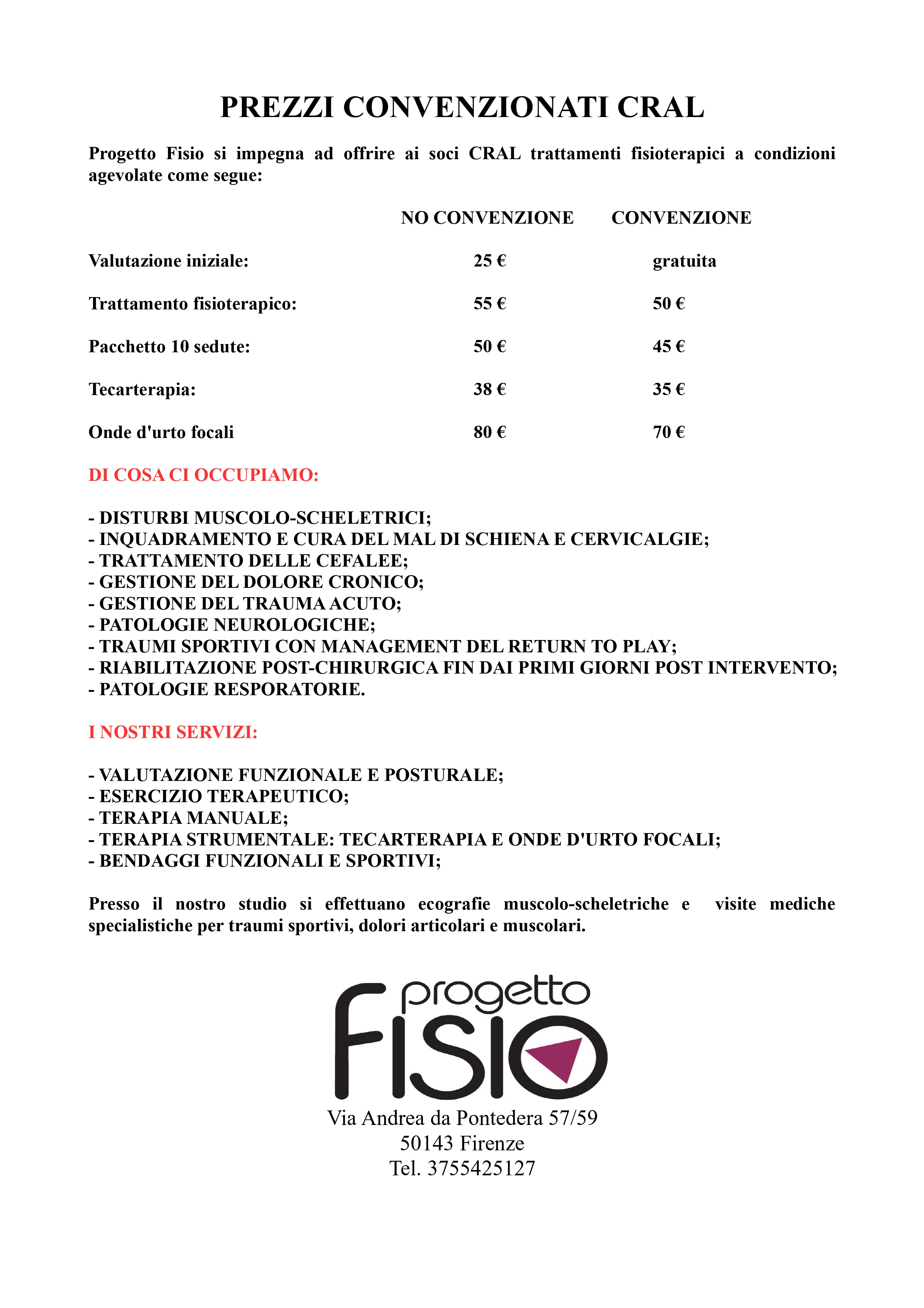 Progettio Fisio